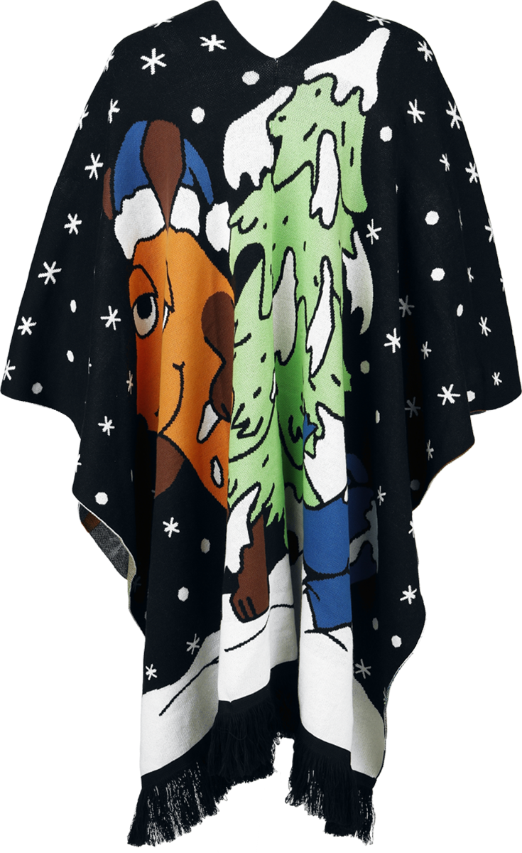 Gilets & Ponchos  de Die Sendung mit der Maus - Winter Time - Standard - pour Femme - multicolore - Die Sendung mit der Maus - View 2
