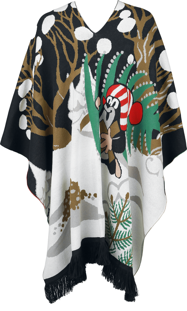 Gilets & Ponchos  de The Little Mole - Winter Wonderland - Standard - pour Femme - multicolore - The Little Mole - View 2