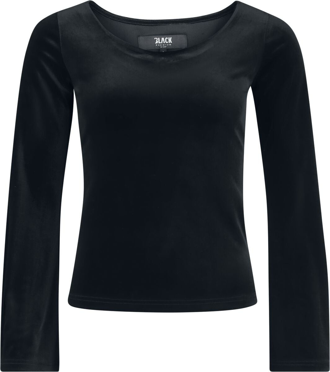 T-shirt manches longues  de Black Premium by EMP - My Obsidian Soul - S à XXL - pour Femme - noir - Black Premium by EMP
