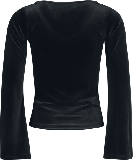 T-shirt manches longues  de Black Premium by EMP - My Obsidian Soul - S à XXL - pour Femme - noir - Black Premium by EMP - View 2