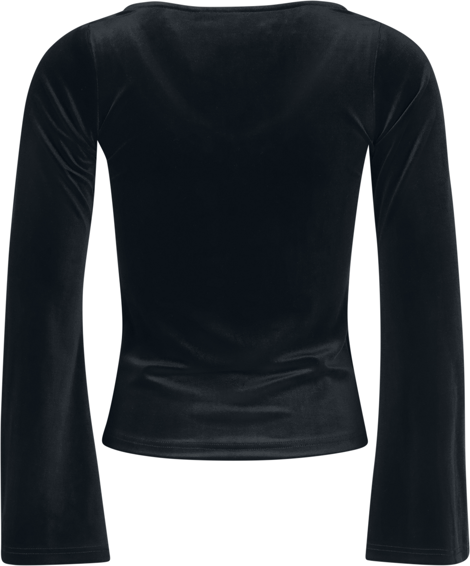 T-shirt manches longues  de Black Premium by EMP - My Obsidian Soul - S à XXL - pour Femme - noir - Black Premium by EMP - View 2