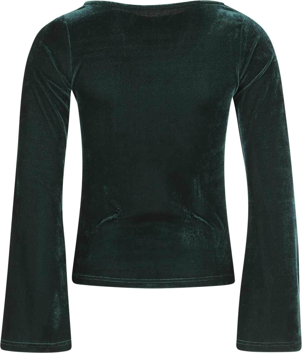 T-shirt manches longues  de Black Premium by EMP - Episode of Emerald - S à XXL - pour Femme - vert - Black Premium by EMP - View 2