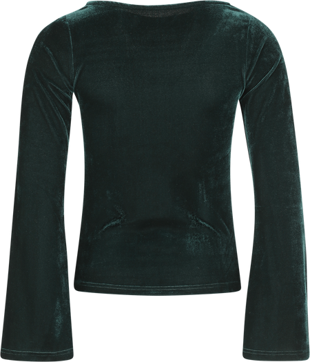 T-shirt manches longues  de Black Premium by EMP - Episode of Emerald - S à XXL - pour Femme - vert - Black Premium by EMP - View 2