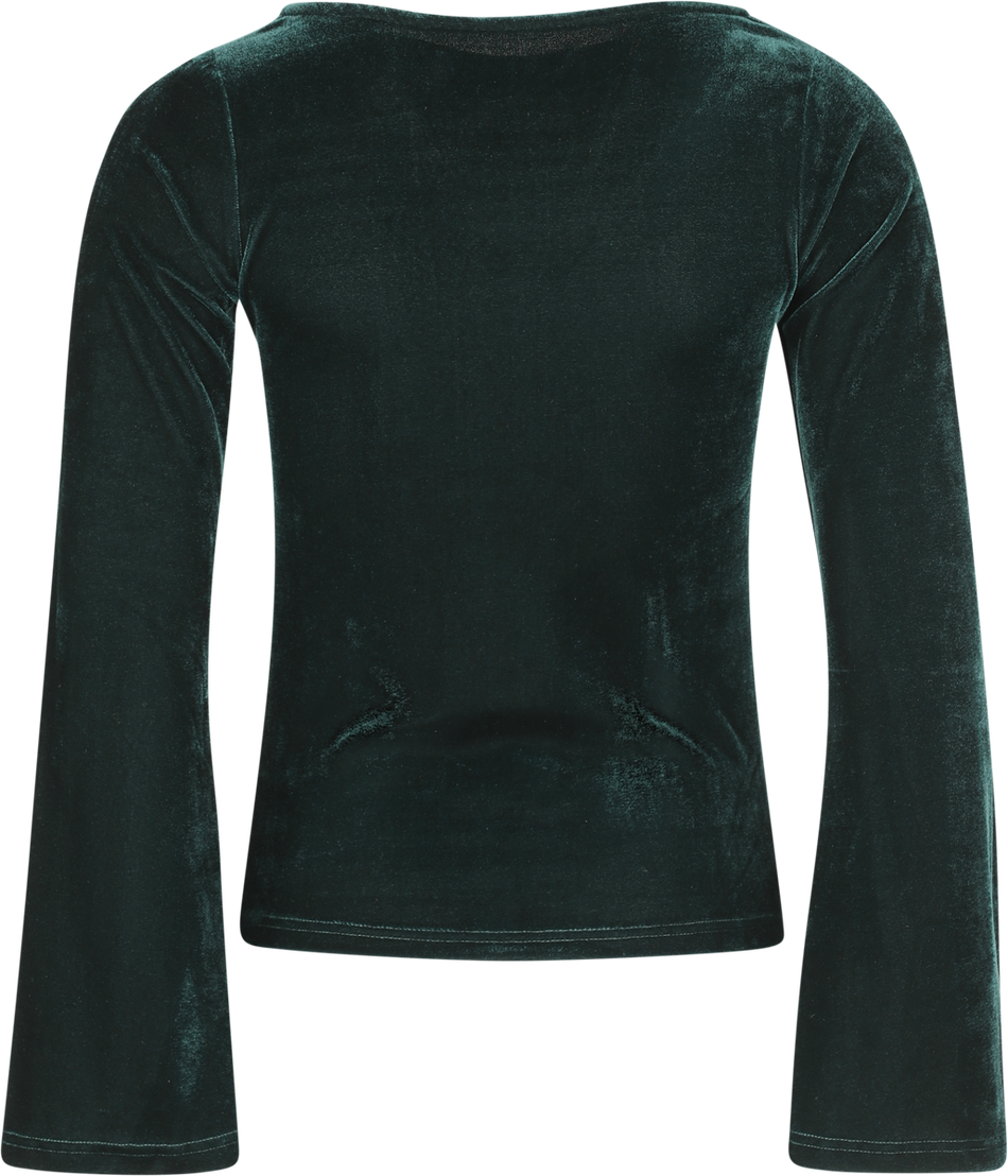 T-shirt manches longues  de Black Premium by EMP - Episode of Emerald - S à XXL - pour Femme - vert - Black Premium by EMP - View 2