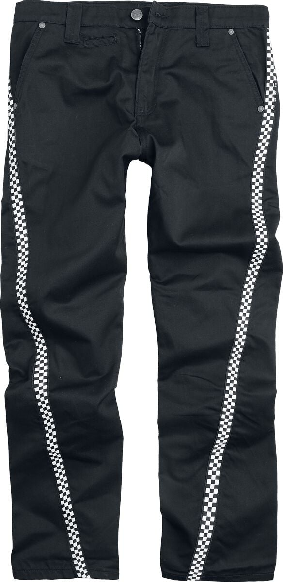 Pantalon en toile  de Chet Rock - Workshop - Pantalon - W30L32 à W38L34 - pour Homme - noir - Chet Rock