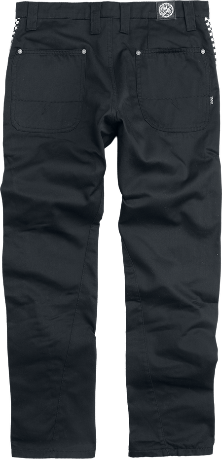 Pantalon en toile  de Chet Rock - Workshop - Pantalon - W30L32 à W38L34 - pour Homme - noir - Chet Rock - View 2