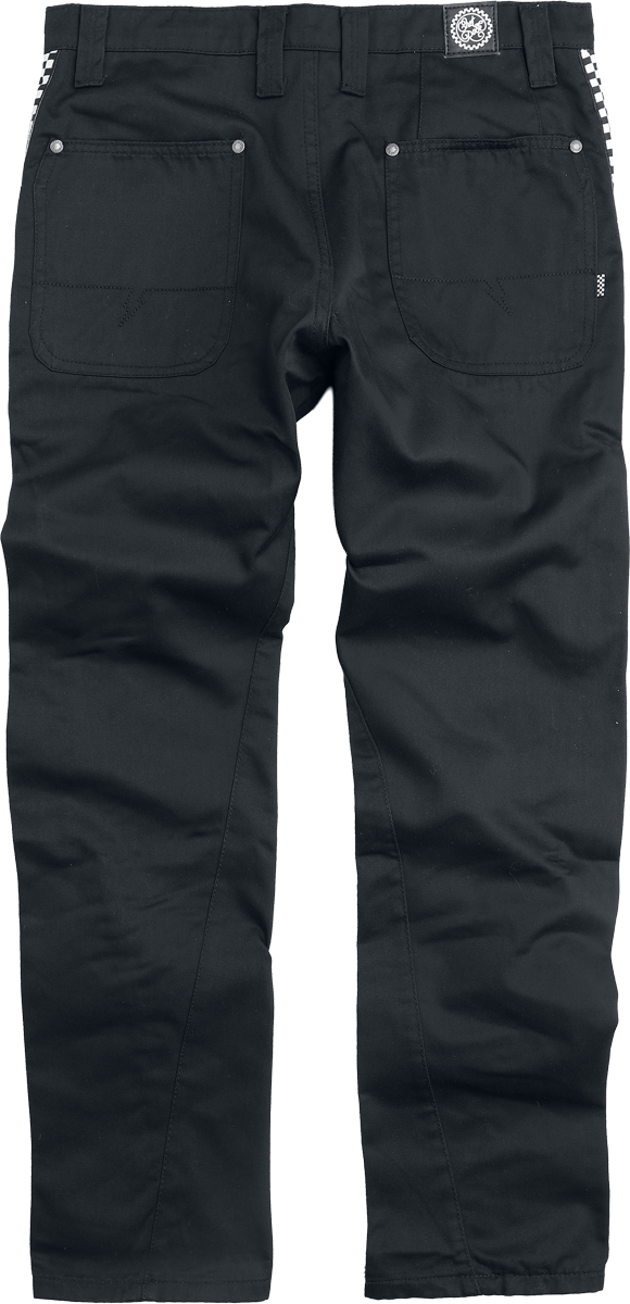 Pantalon en toile  de Chet Rock - Workshop - Pantalon - W30L32 à W38L34 - pour Homme - noir - Chet Rock - View 2