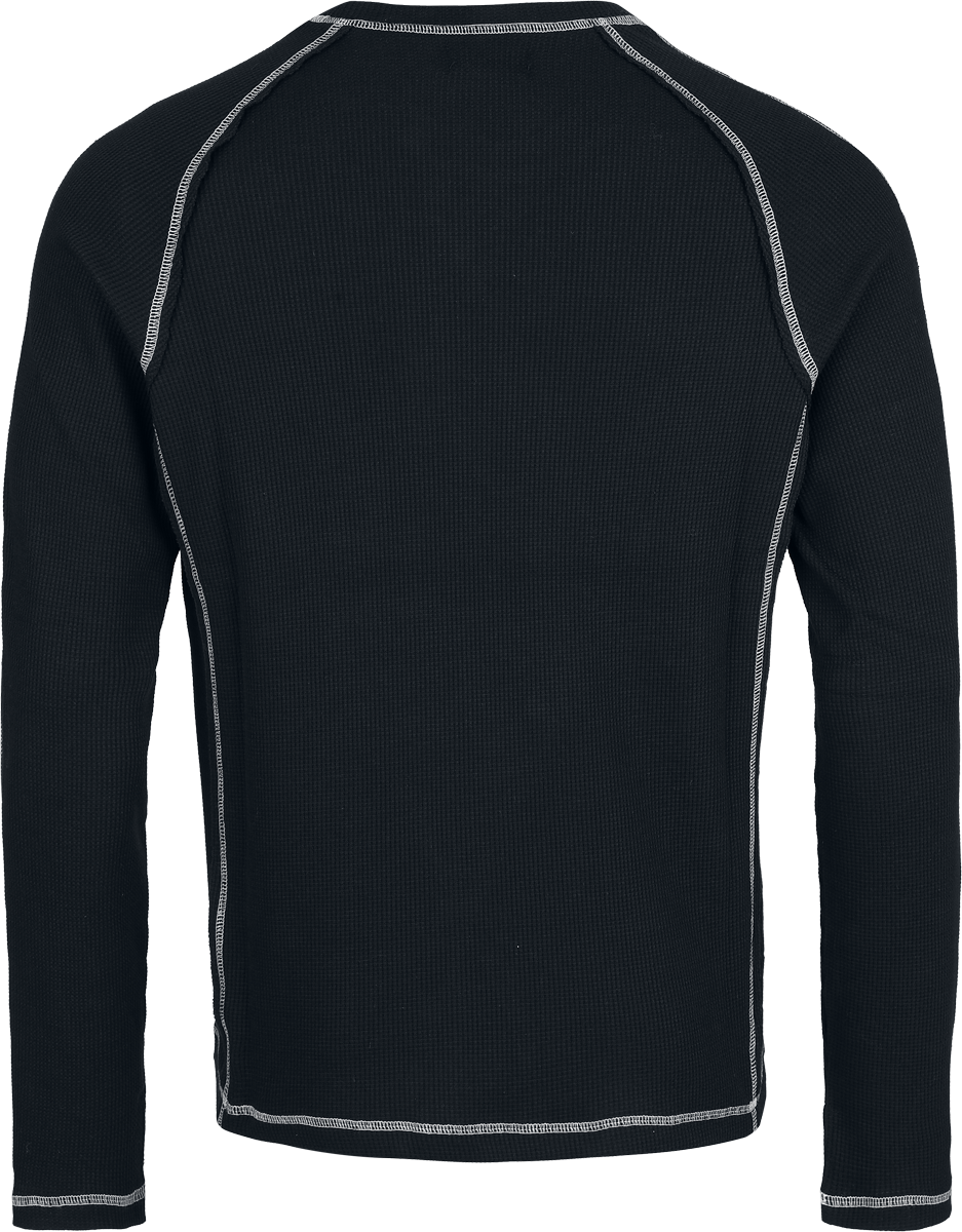 T-shirt manches longues  de Chet Rock - Stardust - Haut Manches Longues - M à XXL - pour Homme - noir - Chet Rock - View 2