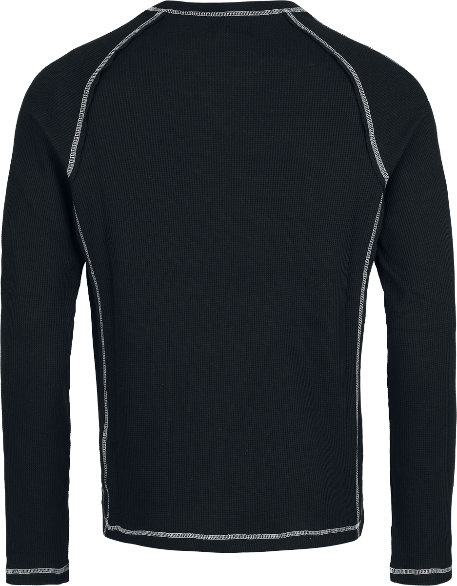 T-shirt manches longues  de Chet Rock - Stardust - Haut Manches Longues - M à XXL - pour Homme - noir - Chet Rock - View 2