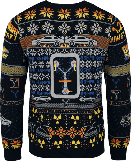 Pull De Noël  de Retour Vers Le Futur - Delorean - S à 3XL - pour Homme - multicolore - Retour Vers Le Futur - View 2