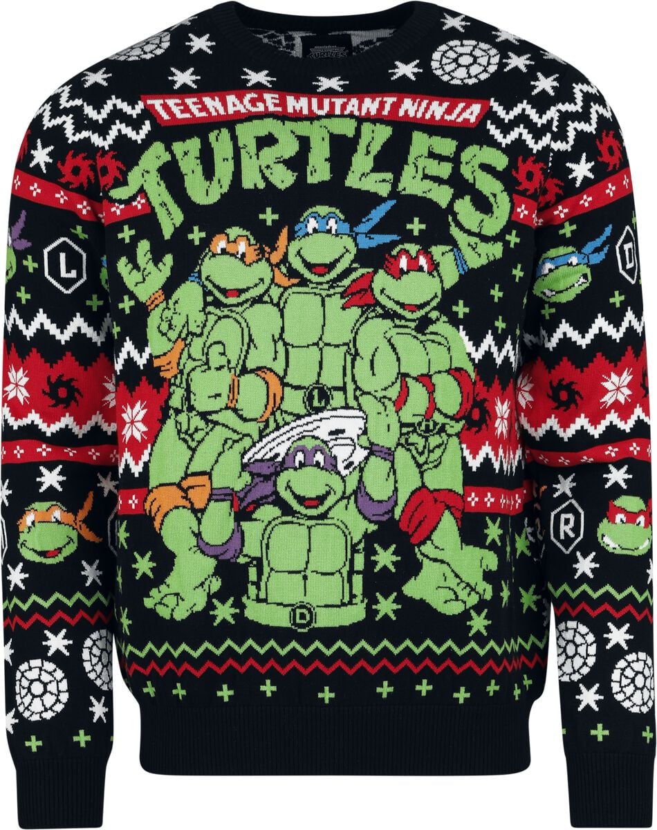 Pull De Noël  de Les Tortues Ninja - Group - S à 3XL - pour Homme - multicolore - Les Tortues Ninja