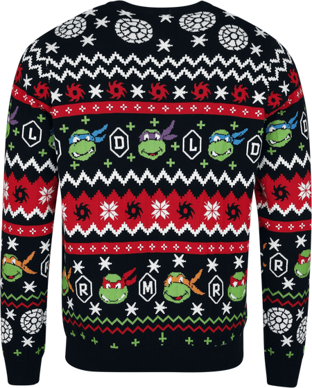 Pull De Noël  de Les Tortues Ninja - Group - S à 3XL - pour Homme - multicolore - Les Tortues Ninja - View 2