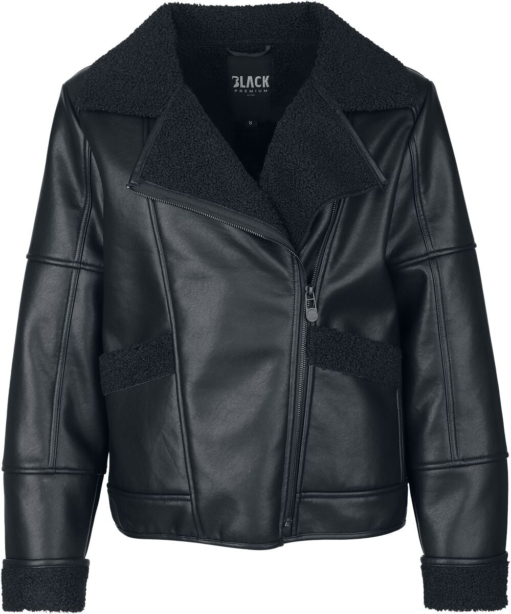 Veste en imitation cuir  de Black Premium by EMP - Essential - Simili-Cuir - S à XXL - pour Femme - noir - Black Premium by EMP