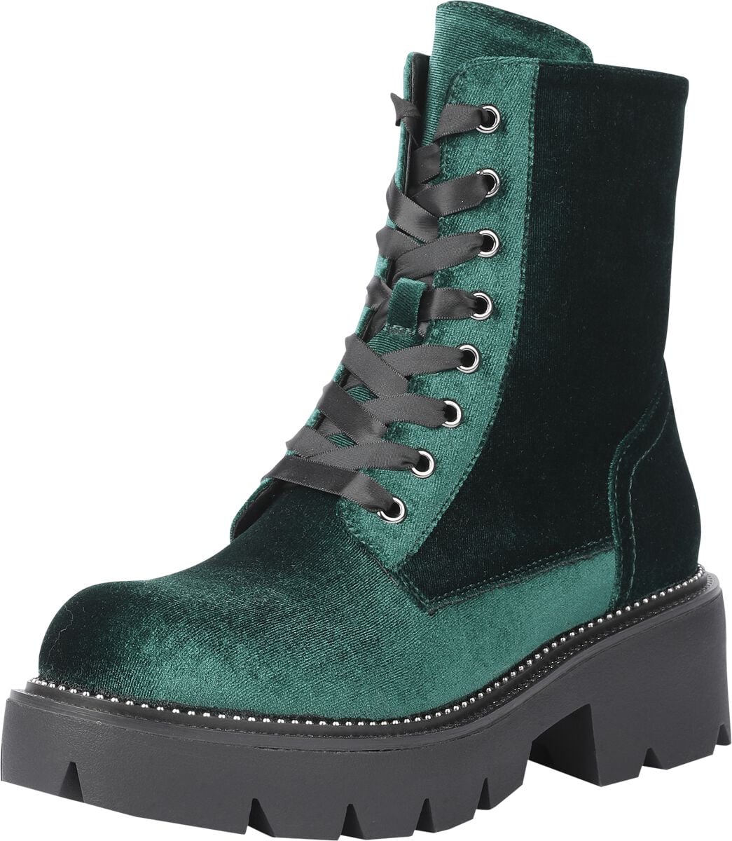 Bottes  de Black Premium by EMP - Episode of Emerald - EU37 à EU41 - pour Femme - noir/vert - Black Premium by EMP