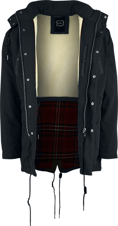 Manteau d'hiver  de RED by EMP - Winter Harrington Coat - S à XXL - pour Homme - noir - RED by EMP - View 2