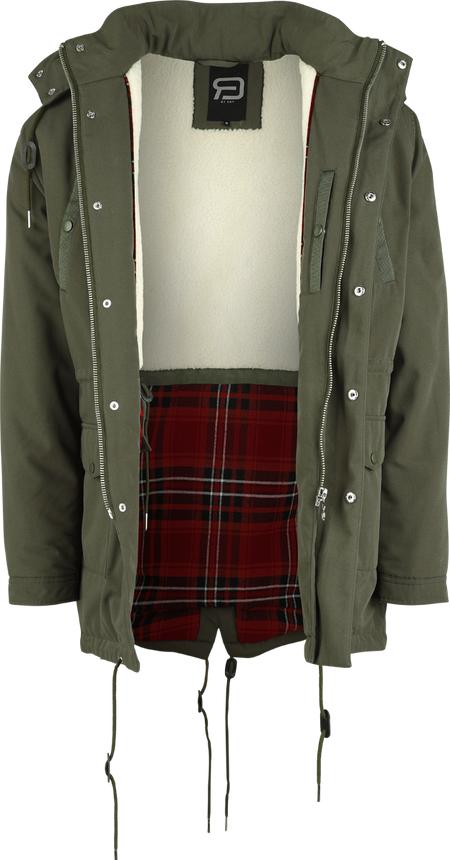 Manteau d'hiver  de RED by EMP - Winter Harrington Coat - S à XXL - pour Homme - olive - RED by EMP - View 2