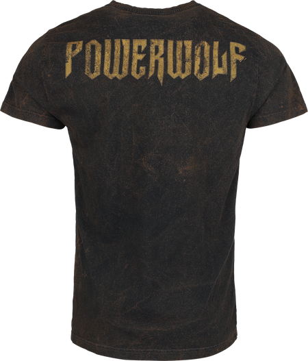 T-Shirt Manches courtes  de Powerwolf - Script - S à 4XL - pour Homme - rouille - Powerwolf - View 2
