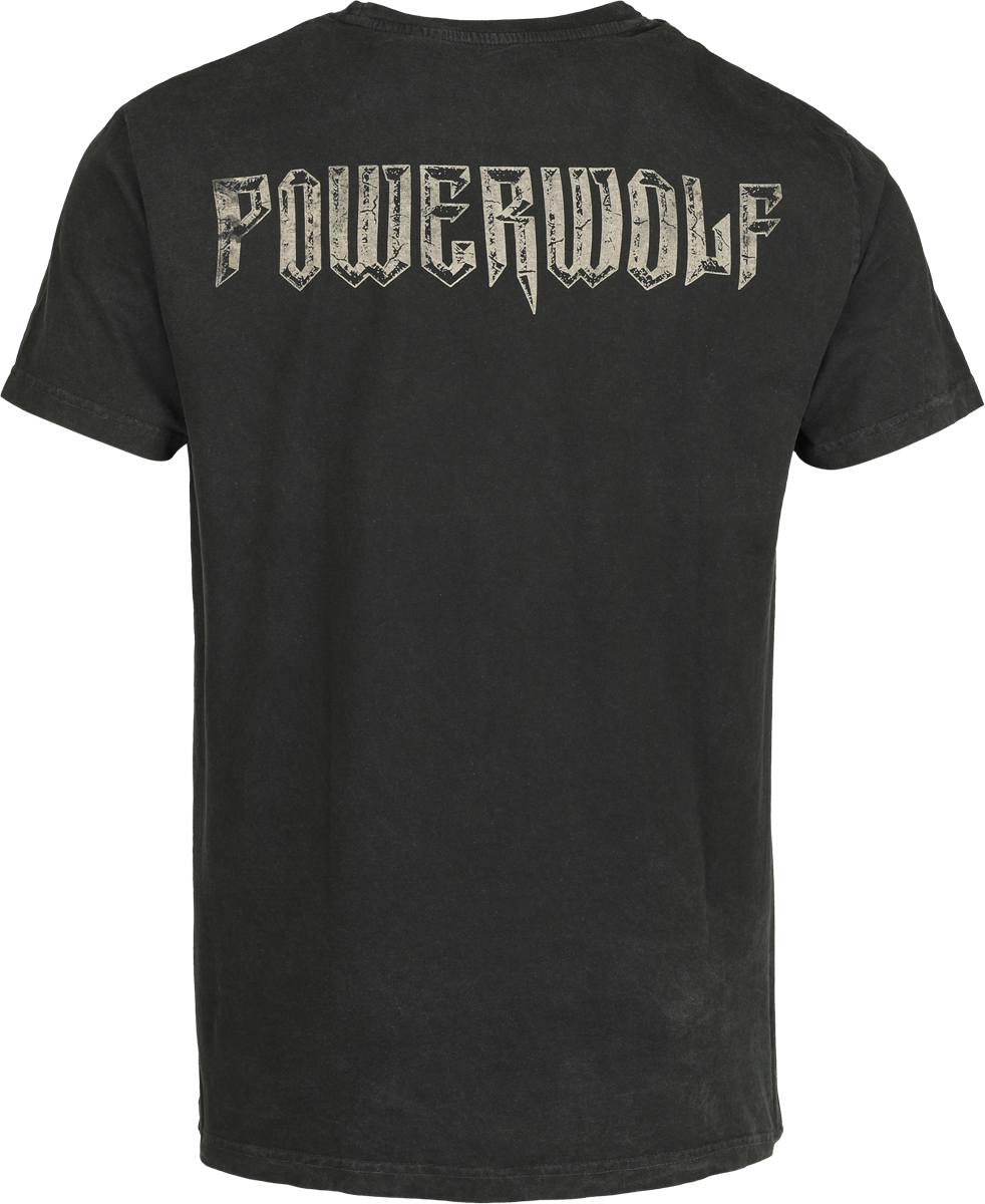 T-Shirt Manches courtes  de Powerwolf - Warrior - S à 4XL - pour Homme - noir - Powerwolf - View 2