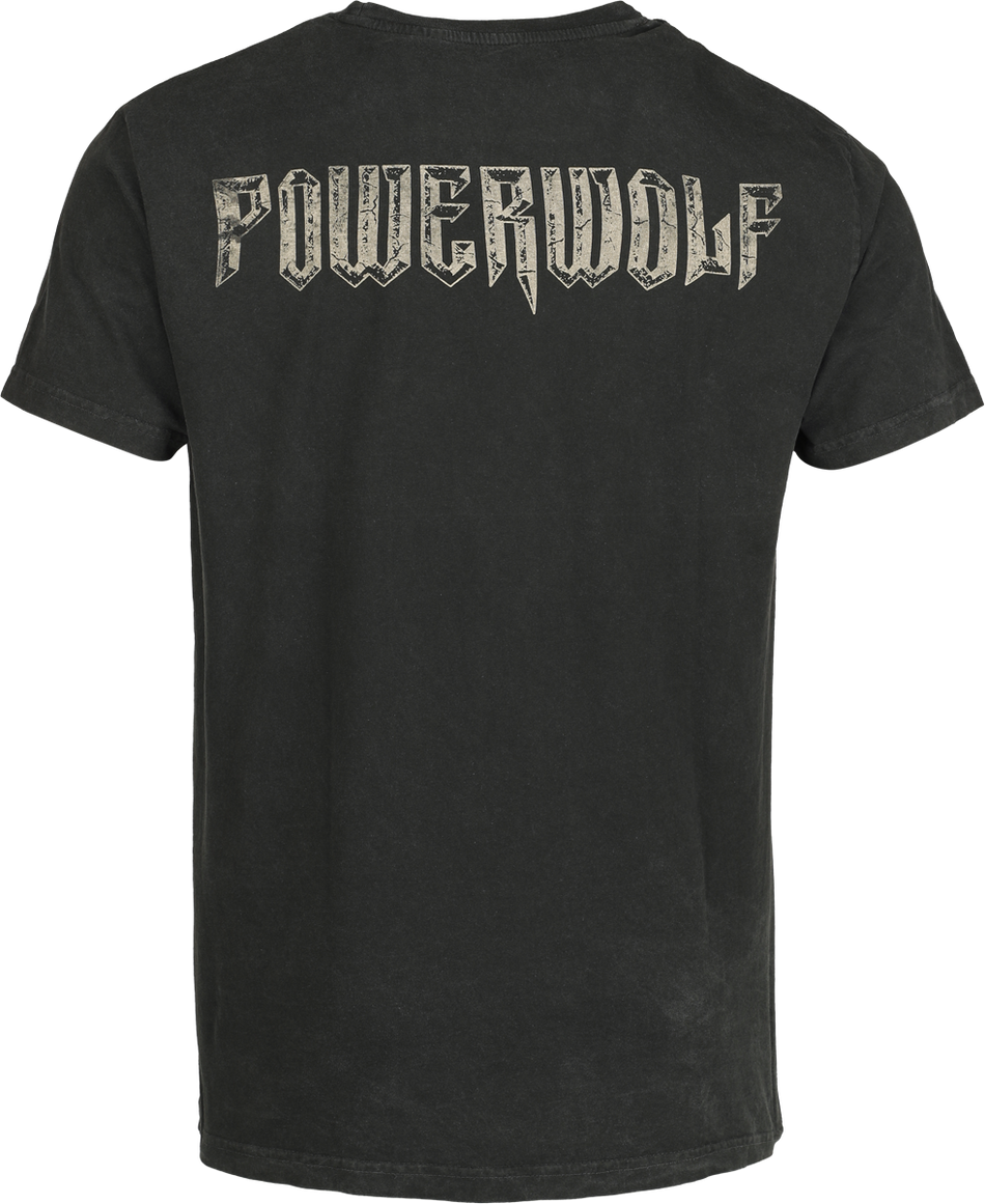 T-Shirt Manches courtes  de Powerwolf - Warrior - S à 4XL - pour Homme - noir - Powerwolf - View 2
