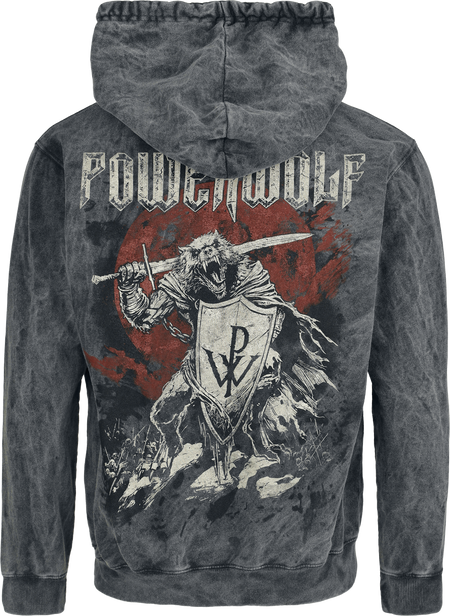Sweat-shirt à capuche  de Powerwolf - Pwwaar - S à XXL - pour Homme - noir - Powerwolf - View 2