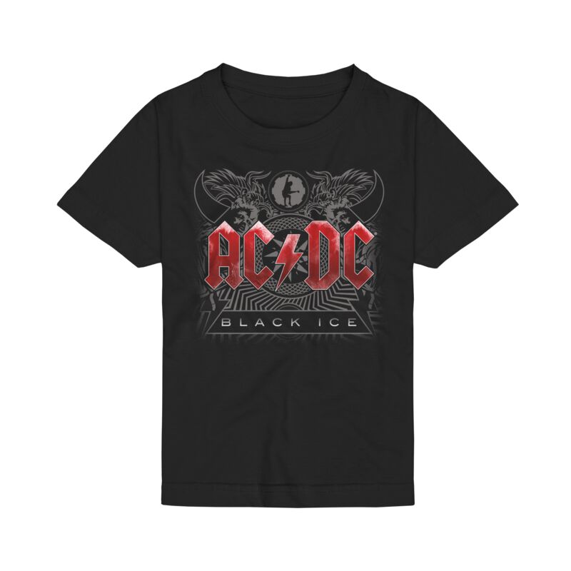 T-shirt  de AC/DC - pour les enfants - Black Ice - pour Enfants - noir - AC/DC