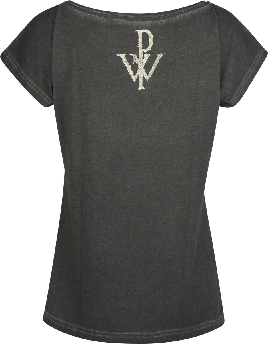 T-Shirt Manches courtes  de Powerwolf - Emblem - S à 4XL - pour Femme - anthracite - Powerwolf - View 2