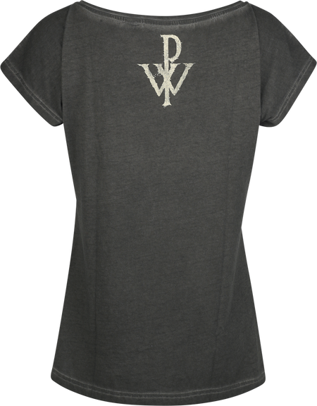 T-Shirt Manches courtes  de Powerwolf - Emblem - S à 4XL - pour Femme - anthracite - Powerwolf - View 2
