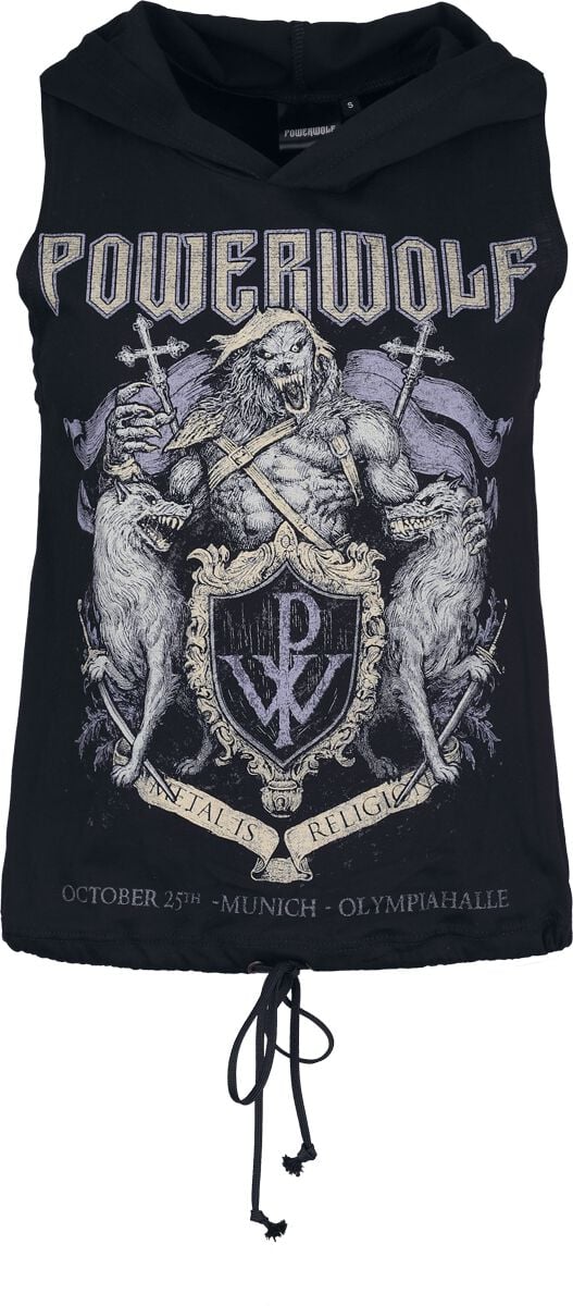 Top  de Powerwolf - Metal - S à XXL - pour Femme - noir - Powerwolf