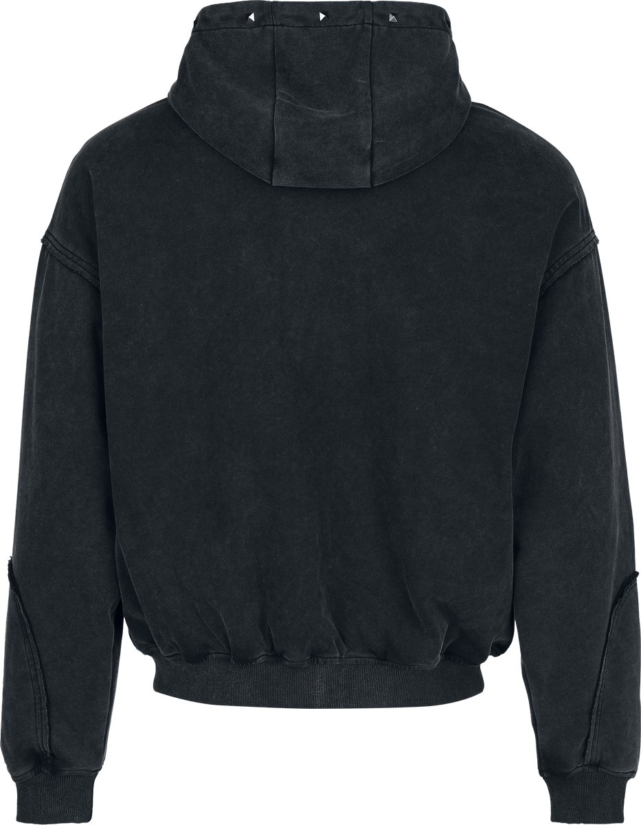 Sweat-shirt zippé à capuche  de Black Premium by EMP - Essential - S à XXL - pour Homme - noir - Black Premium by EMP - View 2