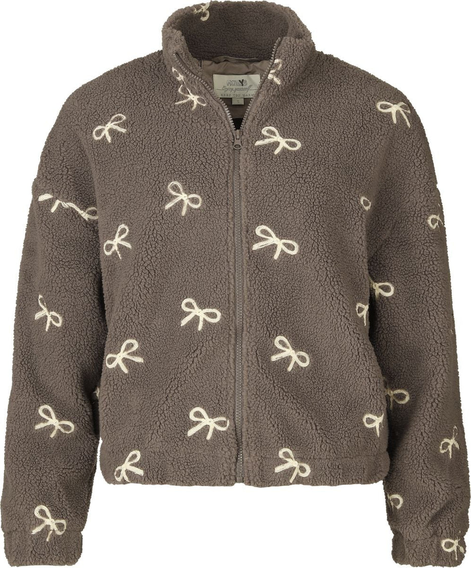 Veste Polaire  de Hailys - LS P JK DE44LIA - XS à XXL - pour Femme - marron - Hailys