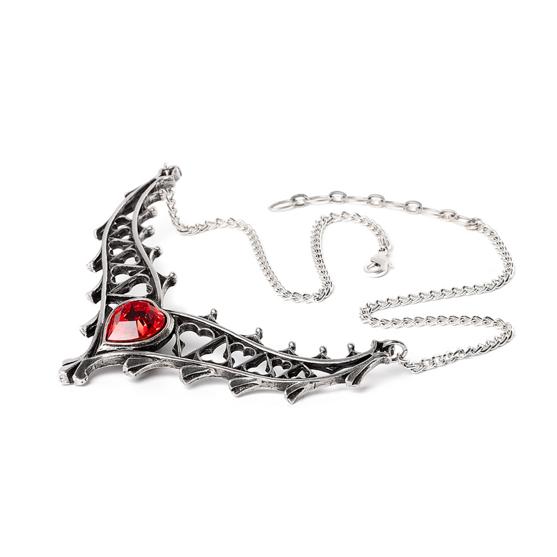 Collier Gothic de Alchemy Gothic - Elizabethan - pour Unisexe - couleur argent - Alchemy Gothic - View 2