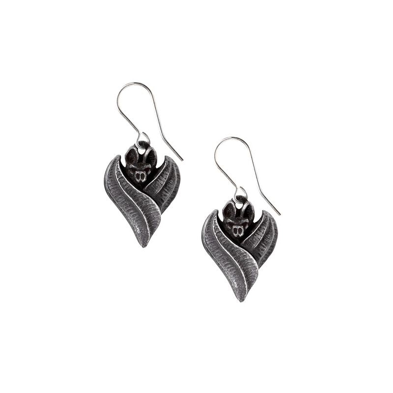 Boucles d'oreilles Gothic de Alchemy Gothic - Evil-Ution - pour Unisexe - couleur argent - Alchemy Gothic
