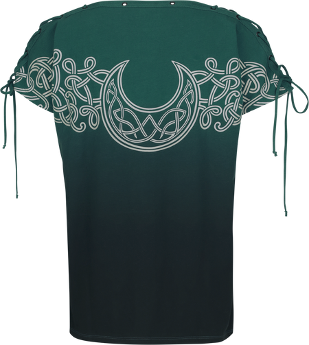 T-Shirt Manches courtes  de Black Premium by EMP - Celtic fine lines - S à XXL - pour Femme - vert - Black Premium by EMP - View 2