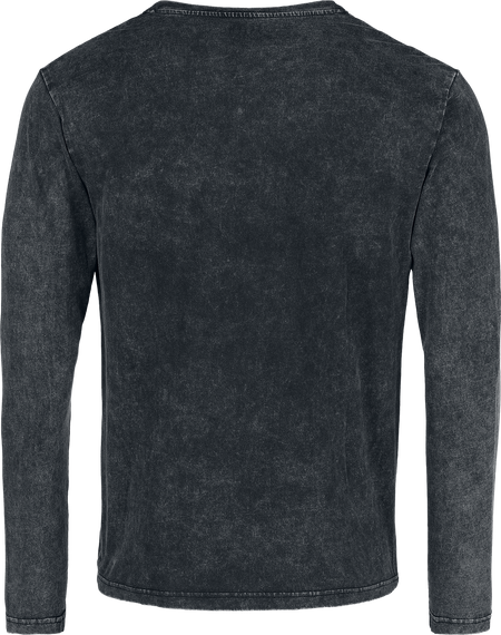 T-shirt manches longues  de Black Premium by EMP - Essential - Haut Manches Longues Lacé - S à XXL - pour Homme - anthracite - Black Premium by EMP - View 2
