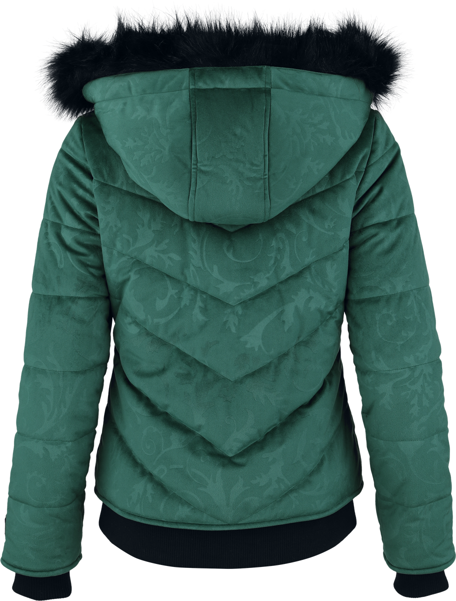 Manteau d'hiver  de Black Premium by EMP - Episode of Emerald - S à XXL - pour Femme - vert - Black Premium by EMP - View 2
