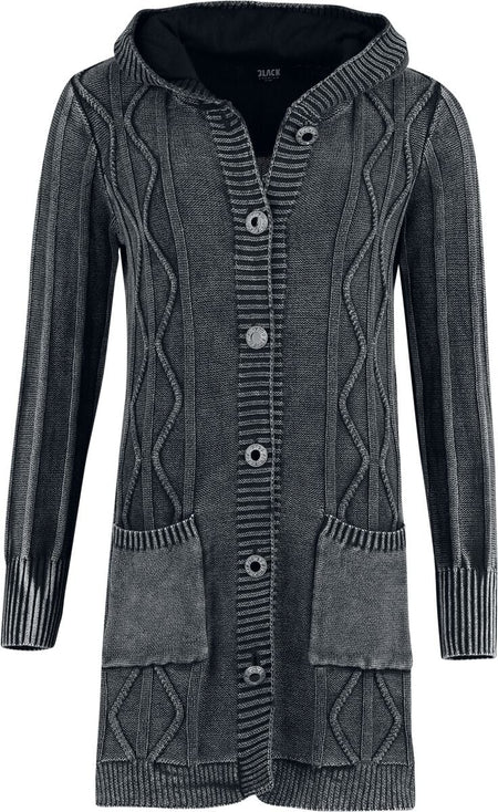 Gilets & Ponchos  de Black Premium by EMP - Celtic fine lines - S à XXL - pour Femme - gris - Black Premium by EMP