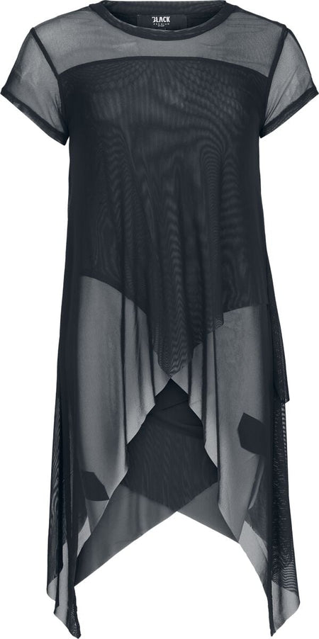 T-Shirt Manches courtes  de Black Premium by EMP - Essentiel Maille Double Épaisseir - S à XXL - pour Femme - noir - Black Premium by EMP