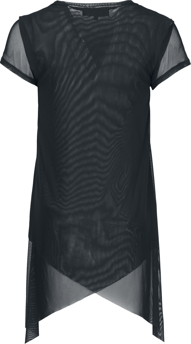 T-Shirt Manches courtes  de Black Premium by EMP - Essentiel Maille Double Épaisseir - S à XXL - pour Femme - noir - Black Premium by EMP - View 2