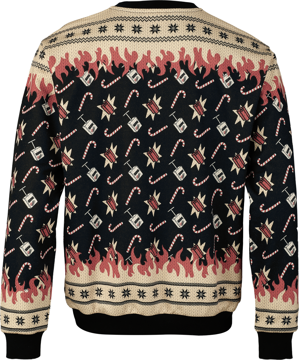 Pull De Noël  de Looney Tunes - Wile E. Coyote - S à 4XL - pour Homme - multicolore - Looney Tunes - View 2
