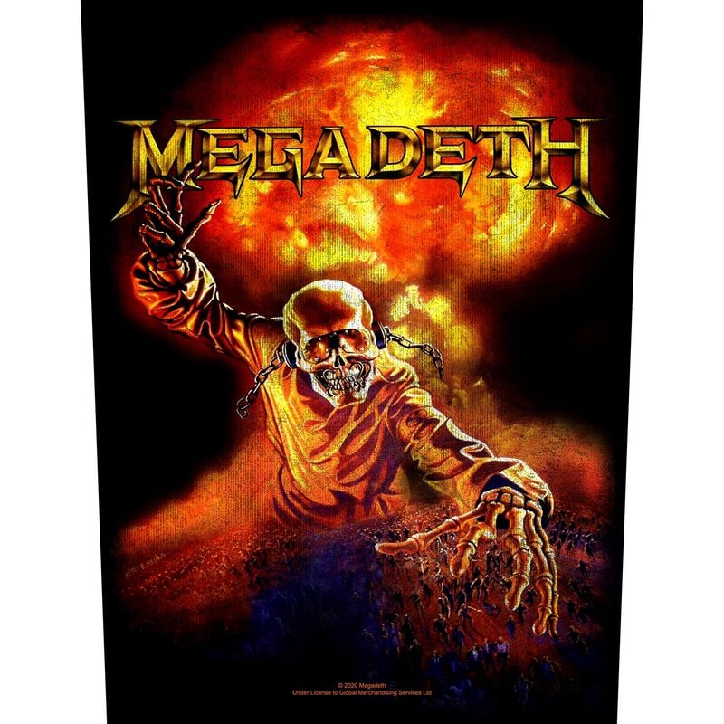 Dossard  de Megadeth - Nuclear - pour Indifférent - multicolore - Megadeth