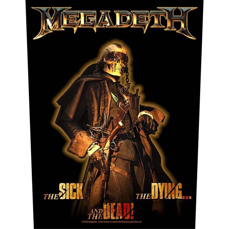 Dossard  de Megadeth - The Sick, The Dying… And The Dead! - pour Indifférent - multicolore - Megadeth
