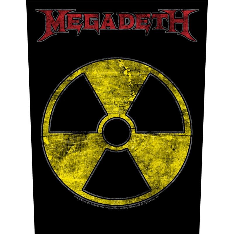 Dossard  de Megadeth - Radioactive - pour Indifférent - multicolore - Megadeth