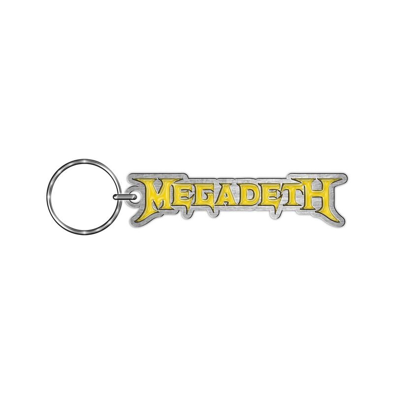 Porte-clefs  de Megadeth - Logo - pour Indifférent - noir/argent - Megadeth