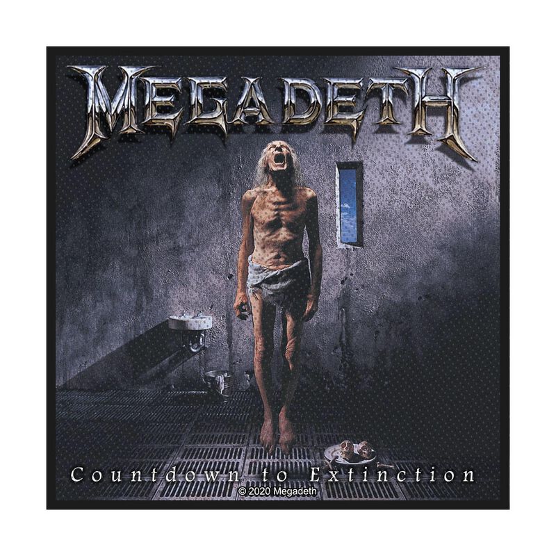 Patch  de Megadeth - Countdown To Extinction - pour Indifférent - multicolore - Megadeth