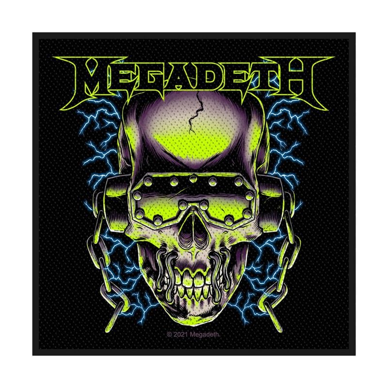 Patch  de Megadeth - Vic Rattlehead - pour Indifférent - multicolore - Megadeth