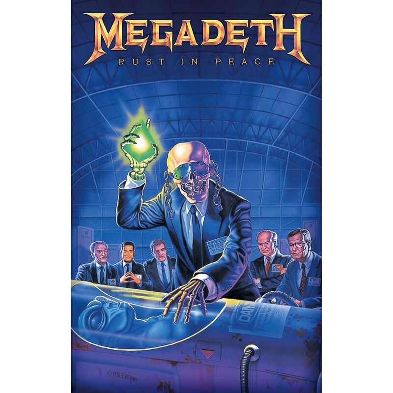 Drapeau  de Megadeth - Rust in Peace - pour Unisexe - multicolore - Megadeth