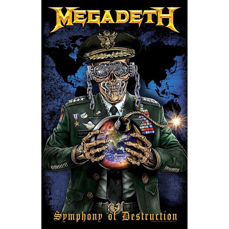Drapeau  de Megadeth - Symphony Of Destruction - pour Unisexe - multicolore - Megadeth