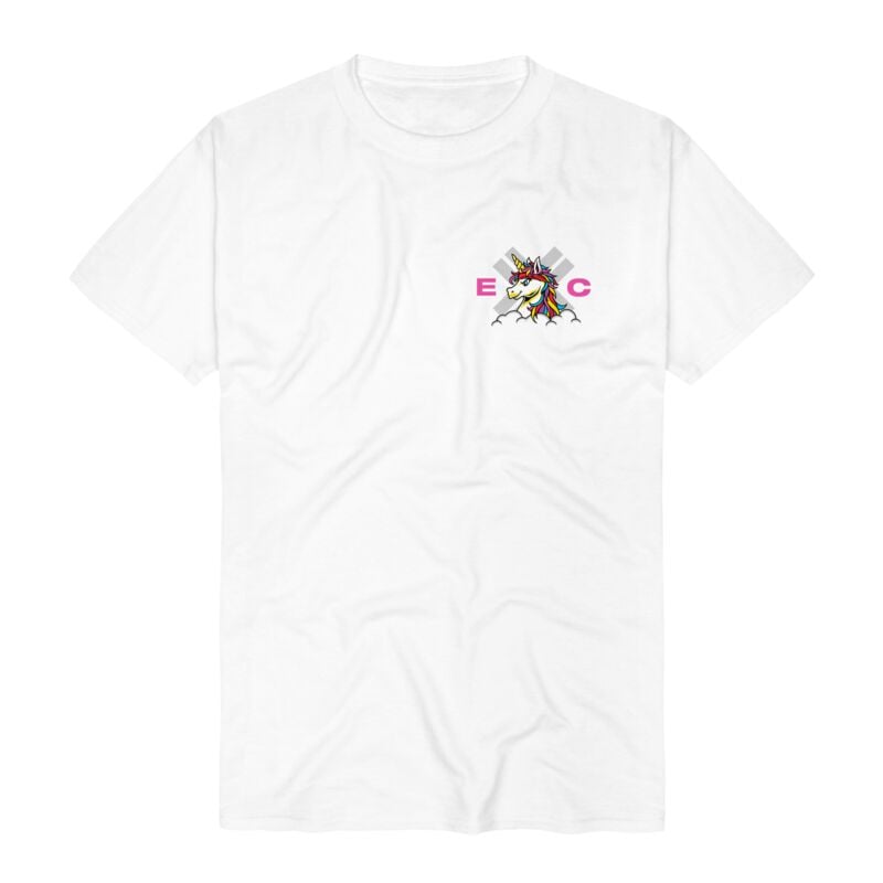 T-Shirt Manches courtes  de Electric Callboy - Spaceman Unicorn - S à 3XL - pour Homme - blanc - Electric Callboy