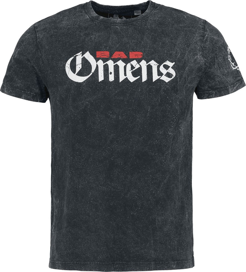 T-Shirt Manches courtes  de Bad Omens - Villain - S à 4XL - pour Homme - anthracite - Bad Omens