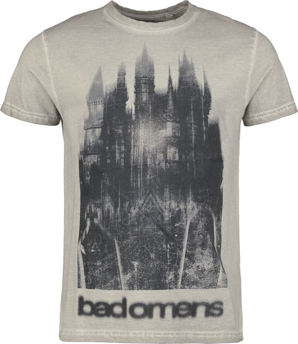 T-Shirt Manches courtes  de Bad Omens - Castle - S à 4XL - pour Homme - gris - Bad Omens